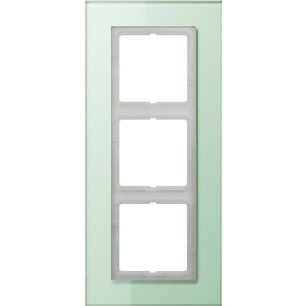 JUNG Rahmen 3-fach mt ws waage/senkrecht LSP 983 GLAS